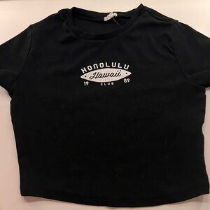 Garage cropped baby tee